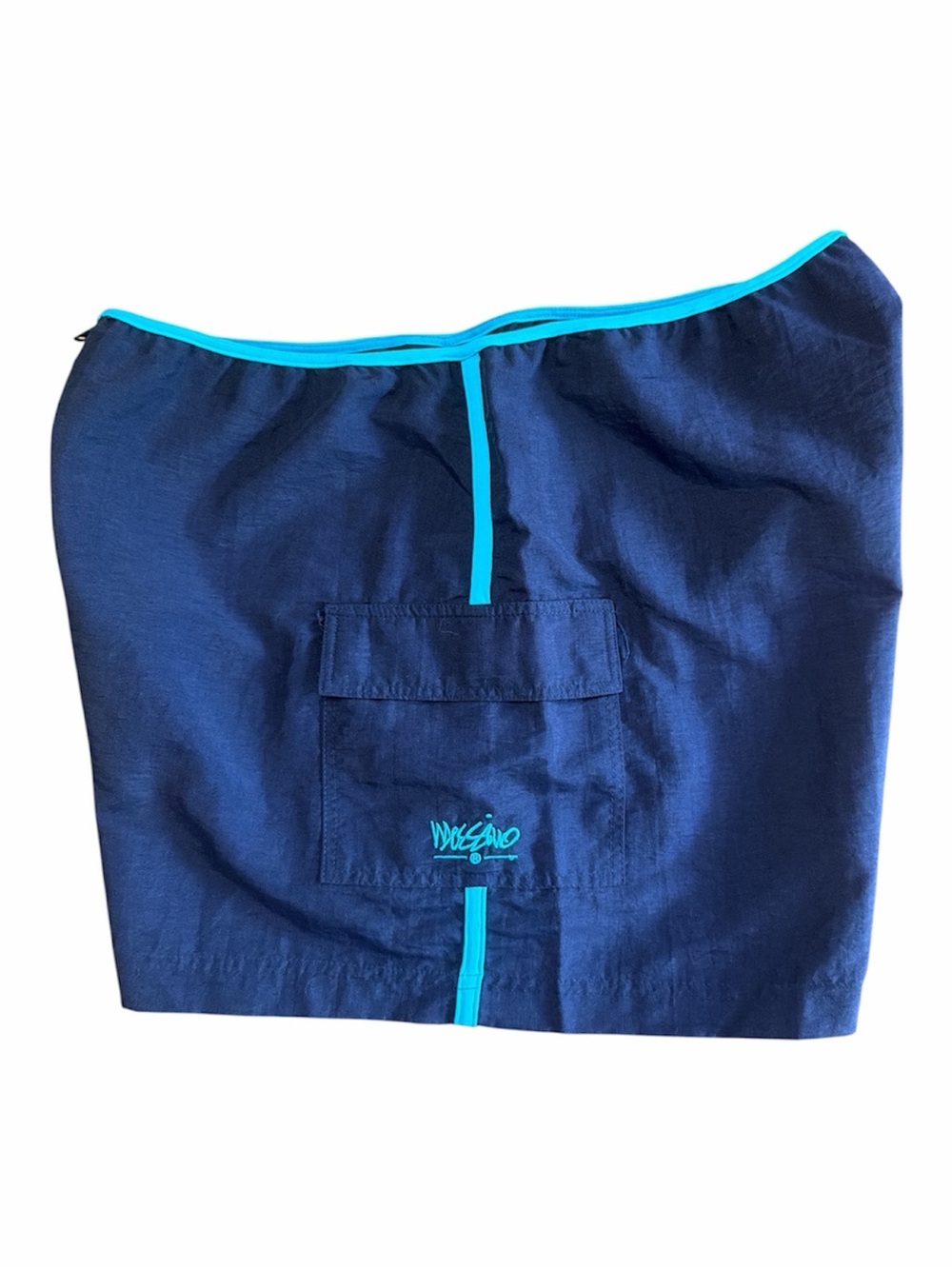 Mossimo Supply Co. Navy Shorts with Turquoise Trim, women XL - Picture 5 of 7